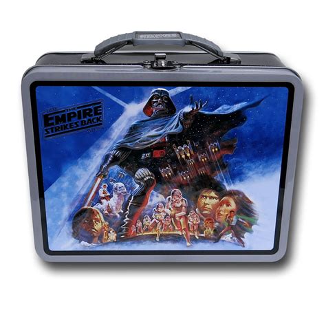 empire strikes back metal lunch box|star wars lunch box.